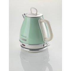 Ariete Vintage Kettle 1L Green - Stylish Retro Design for Your Kitchen | Perfect Hot Beverages!